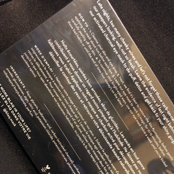 NIB Blaq hyaluronic eye mask- 5 pack - Picture 5 of 5